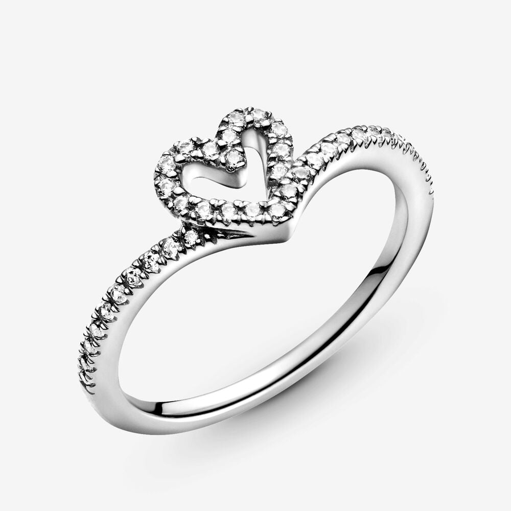 Anillo Corazón Deseo Brillante