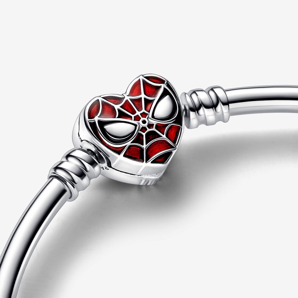 Brazalete Rígido con Broche de Spiderman de Marvel