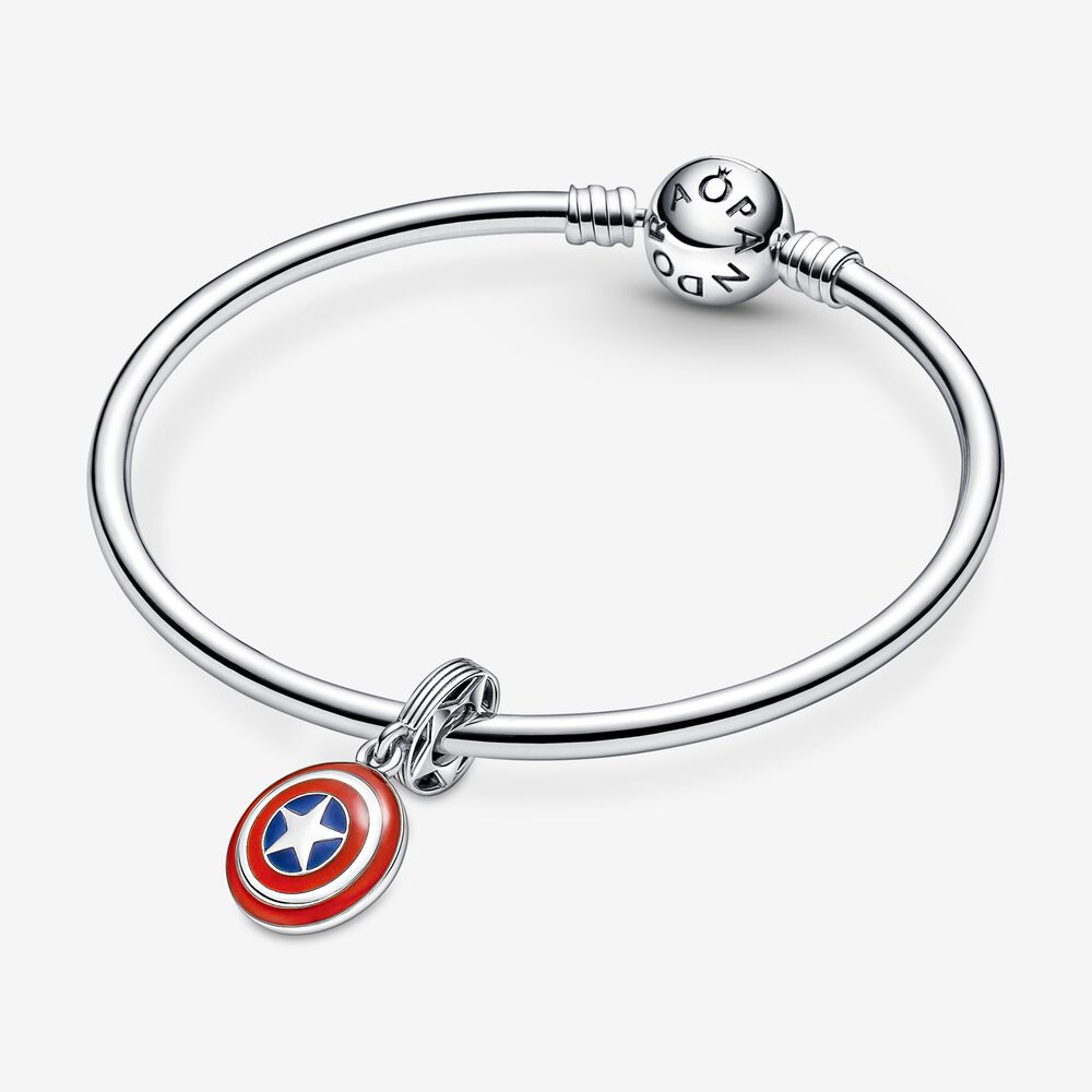 Charm Escudo Capitán América de Los Vengadores de Marvel