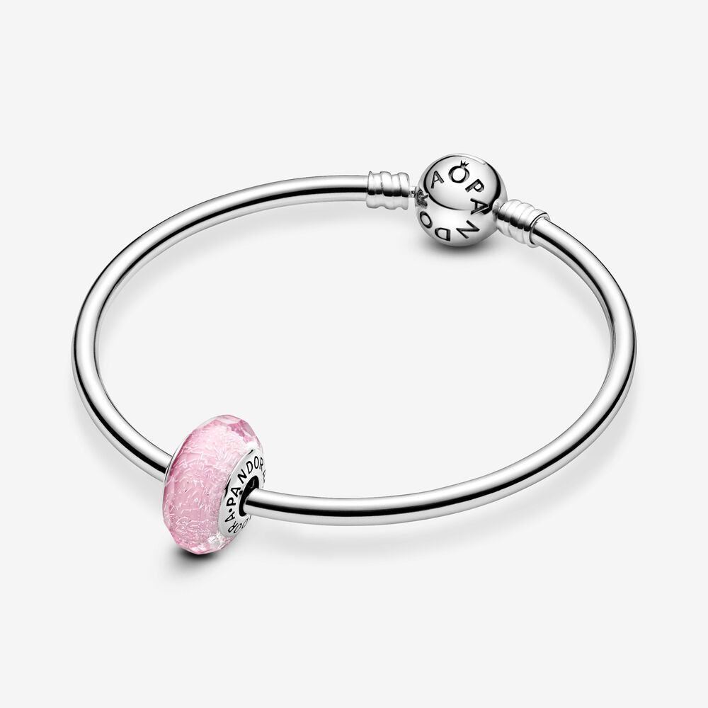 Charm Cristal de Murano Rosa