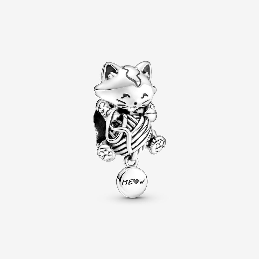 Charm Gatito y Bola de Estambre